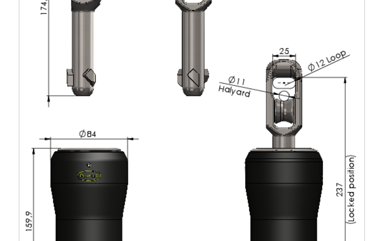 P591235 Hook Swivel lock NEX12.0 Specifications
