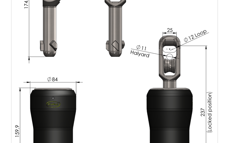 Hook Swivel lock NEX12.0 - P591235 - Specifications