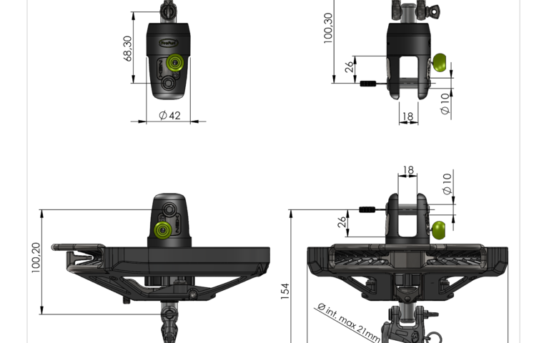 NEX2.5 emmagasineur version manille mousqueton flying sail furler shackle snapshackle