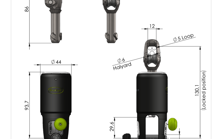 Hook Swivel lock NEX2.5 - P592535 -Specifications