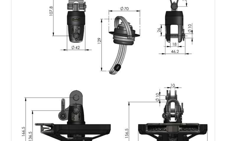 PROAM2.0 Stockeur cable stayfurler with wire