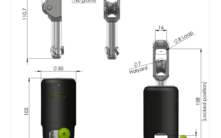 Hook Swivel lock NEX4.0 - P594035 - Specifications