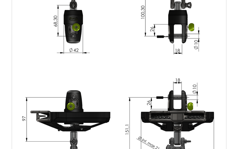 NEX2.5SPEED emmagasineur version manille mousqueton flying sail furler shackle snapshackle